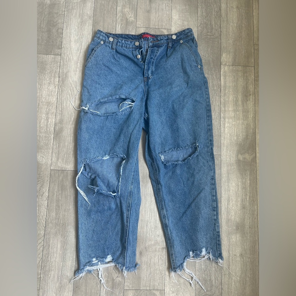 Signature8 Distressed Blue Jeans